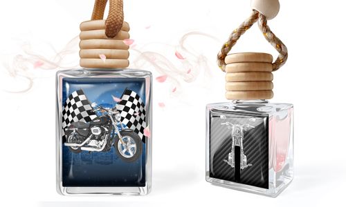 Mini odświeżacz powietrza do samochodu z obrazem motocykla