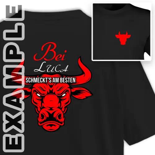 Grill T-shirt med namn Personifierad