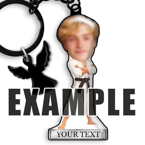 Personalized Keychain With Name Comic Hobby Profession