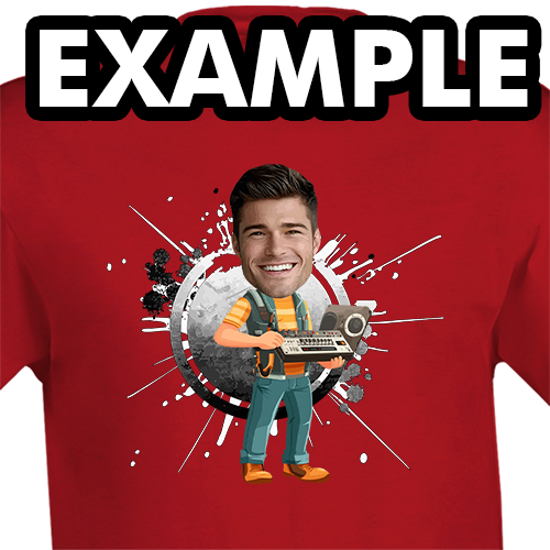 Personalized T-shirt Color Vibe Design Comic Hobby Profession