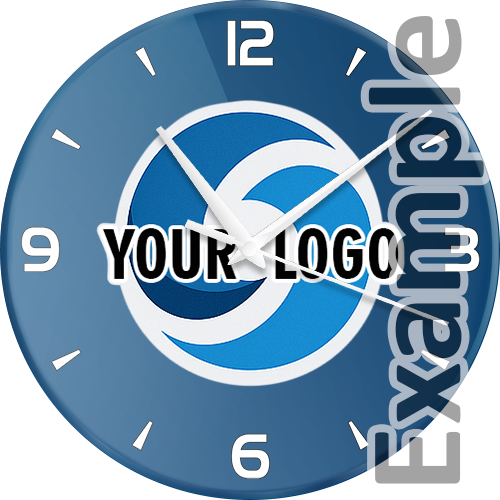 Wall Clock Own Logo Round