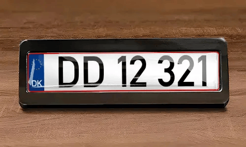 Magnet License Plate