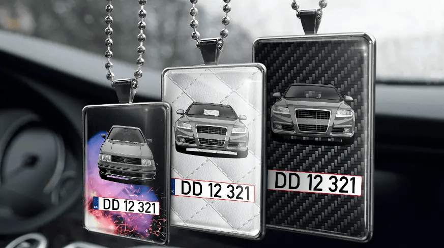 Autospiegel decoratie