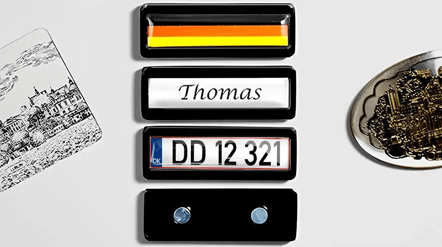 Magnet license plate