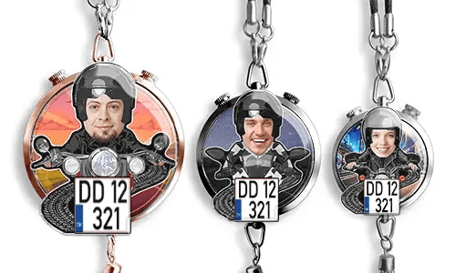 Car air freshener foto motorcycle rider