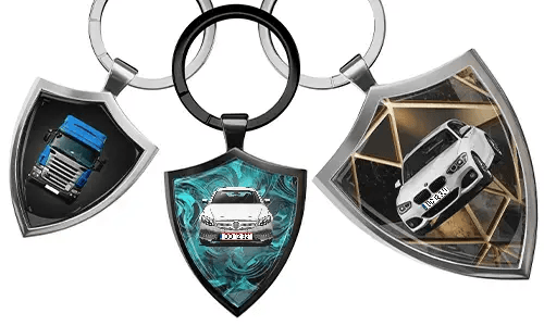 Klíčenka auto – Štít