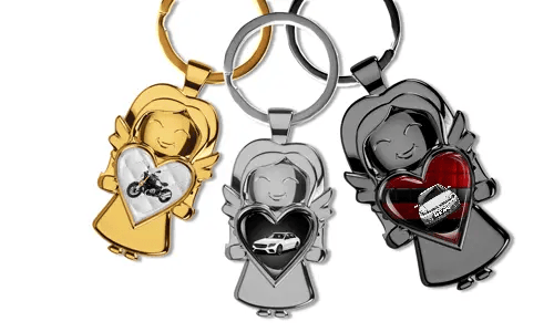 Guardiano-Angelo-Catena-Chiave-Con-Auto-Personalizzata