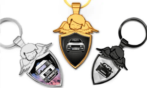 Guardian-Angel-Keychain-Shild