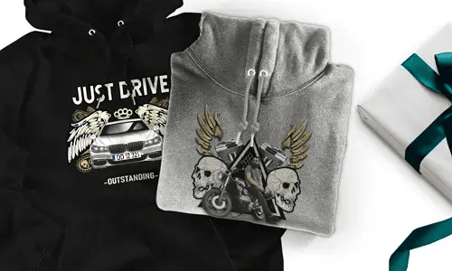  Sudadera con motivo de coche para hijo