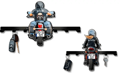 Nøglebræt motorcykel navn