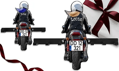 Toller Schlüsselhalter-Wand für deine liebe Großmutter – ihr Name und Nummernschild darauf!