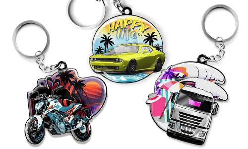 Keychain-Photo-Happy-Life