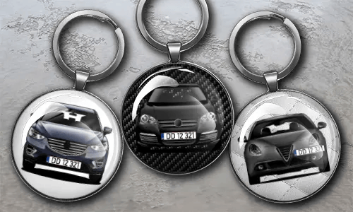 PORTE-CLÉS ROND - PREMIUM