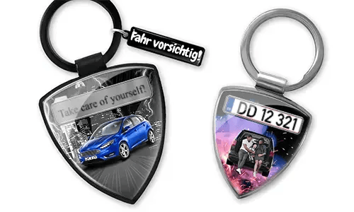 Sleutelhanger schild voor papa