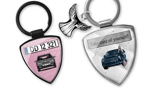 Shield keychain as a gift for yourself