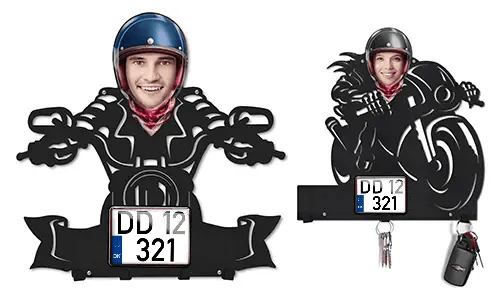 Schlüsselbrett für Motorradliebhaber