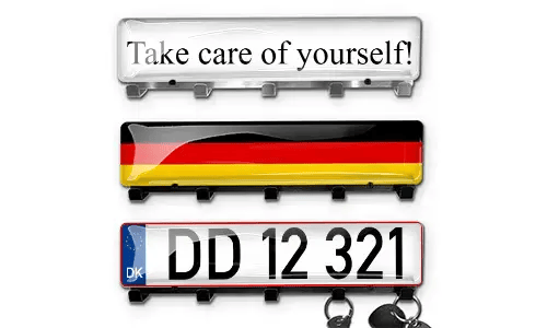 Soporte para llaves de lujo - Cromo