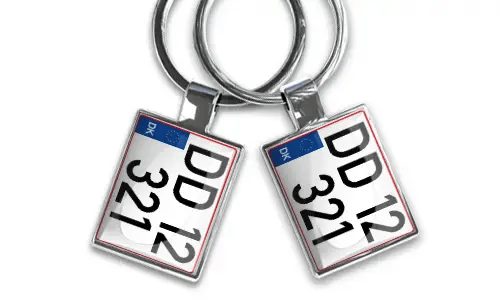 Motorcycle Keychain - Chrome