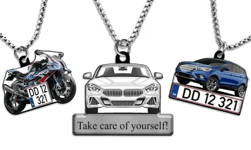 Collier Photo Voiture