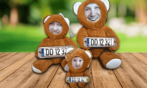 Voiture Photo Stuff Toy Bear
