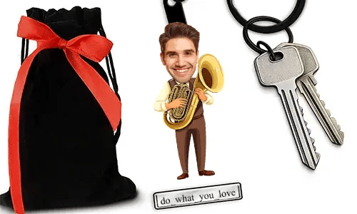 Personalized Comic-Style Keychain With Name And Software Developer Design