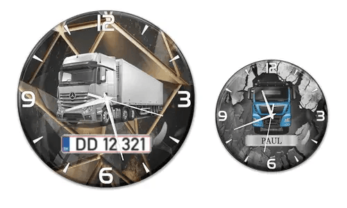 Wall clock for truck lovers