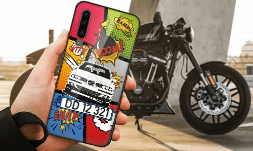 personalisierte handyhülle mit Motorradsilhouette handyhülle mit motorrad motiv