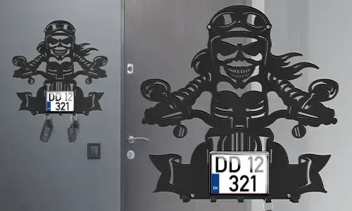 gallery-keyholder-wall-skeleton-motorcycle-rider-license-plate-text-printed-3