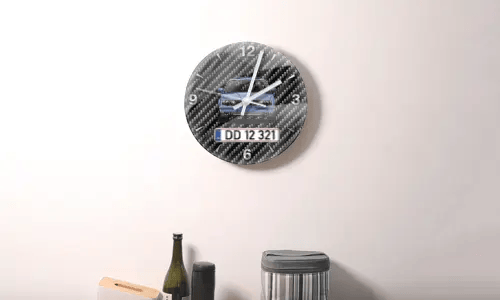 wanduhr mit foto auf dem Wand wanduhr mit bildern