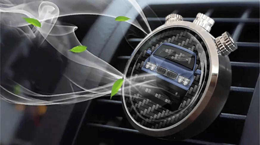 Ambientador de coche para soporte de ventilación