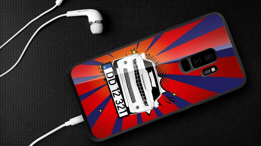 Mobile Case Comic Silhuette