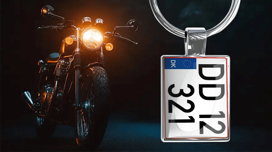 Motorsykkel nøkkelring